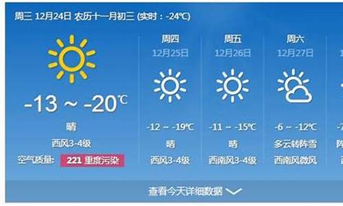 哈尔滨天气预报7天最新消息_哈尔滨天气预报一周天气预报七天查询结果是多少