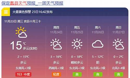 蠡县天气预报七天_蠡县天气预报七天准确